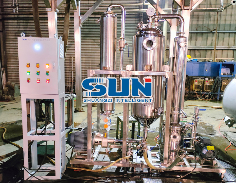 การผลิตแบทช์ขนาดเล็กและการดำเนินงานในห้องปฏิบัติการบังคับให้ระเหยการไหลเวียน